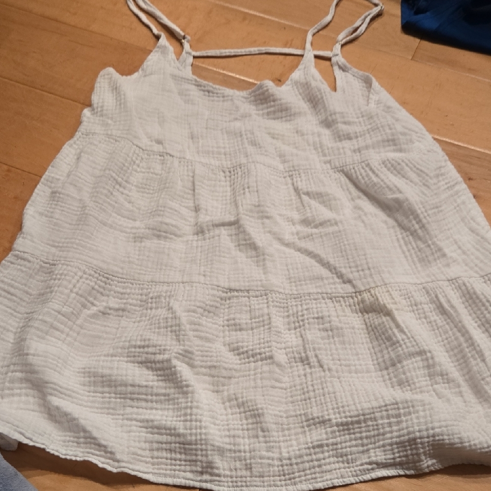Wild Fable White Textured Camisole